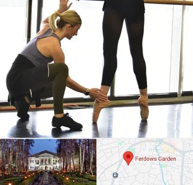 کلاس رقص حضوری در باغ فردوس