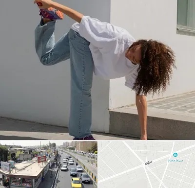 کلاس رقص شافل در خیابان دماوند