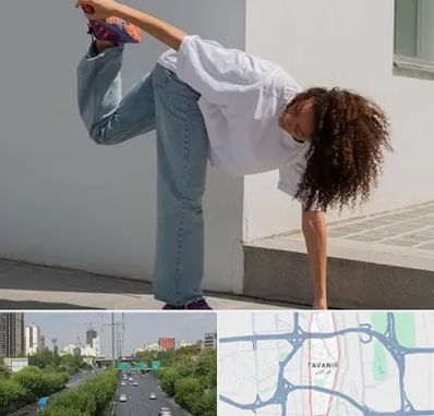 کلاس رقص شافل در توانیر