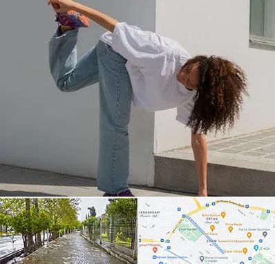 کلاس رقص شافل در خیابان ارم شیراز