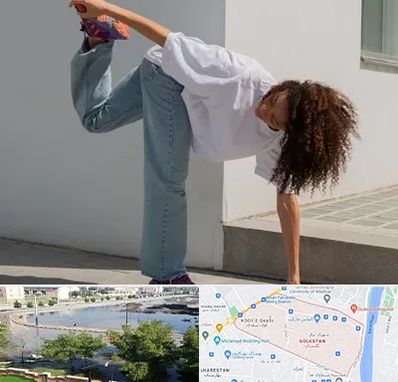 کلاس رقص شافل در گلستان اهواز