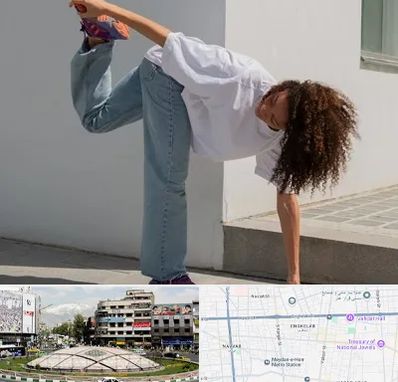 کلاس رقص شافل در مرکز تهران