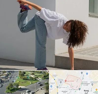 کلاس رقص شافل در شاهین ویلا کرج