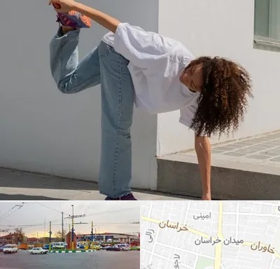 کلاس رقص شافل در میدان خراسان