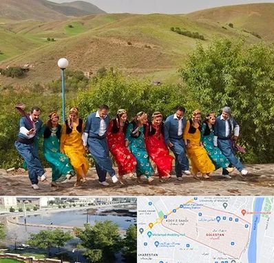 کلاس رقص کردی در گلستان اهواز