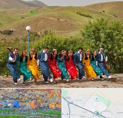 کلاس رقص کردی در رشدیه تبریز