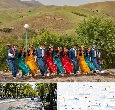 کلاس رقص کردی در میرداماد 