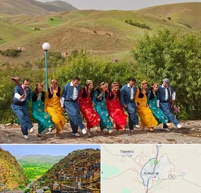 کلاس رقص کردی در کامیاران