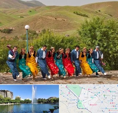 کلاس رقص کردی در کوهسنگی مشهد