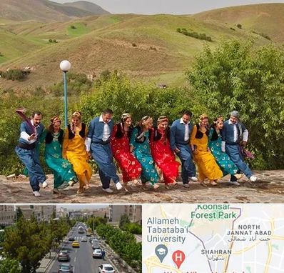 کلاس رقص کردی در شهران 