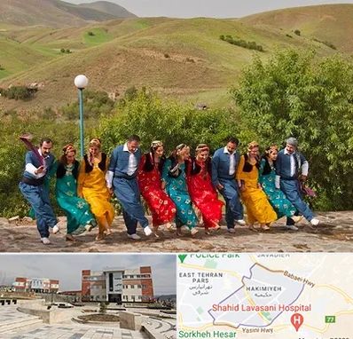 کلاس رقص کردی در حکیمیه 