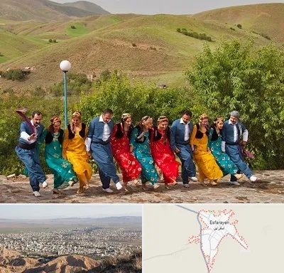 کلاس رقص کردی در اسفراین