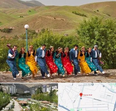 کلاس رقص کردی در بلوار تعاون
