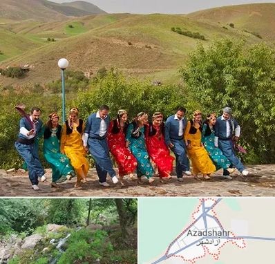 کلاس رقص کردی در آزادشهر