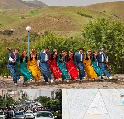کلاس رقص کردی در سیدی مشهد