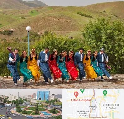 کلاس رقص کردی در ونک 