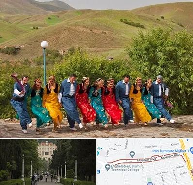 کلاس رقص کردی در بلوار معلم رشت 