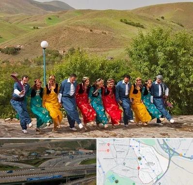 کلاس رقص کردی در یاغچیان تبریز