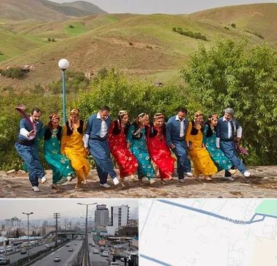 کلاس رقص کردی در بلوار ارتش