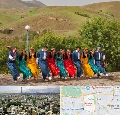 کلاس رقص کردی در گیشا 