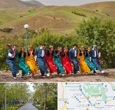 کلاس رقص کردی در قدوسی غربی شیراز