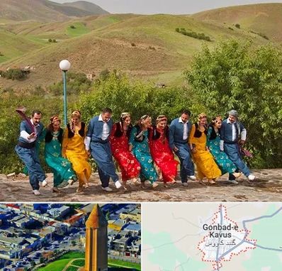کلاس رقص کردی در گنبد کاووس