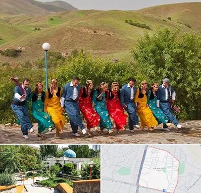 کلاس رقص کردی در باغمیشه تبریز