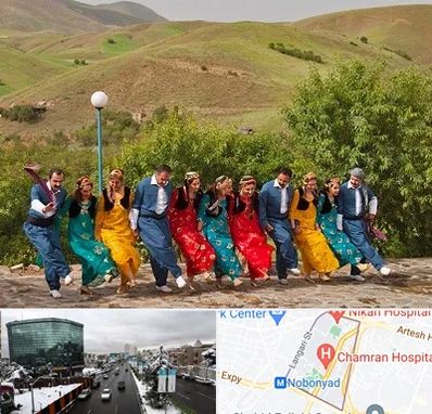 کلاس رقص کردی در اقدسیه 