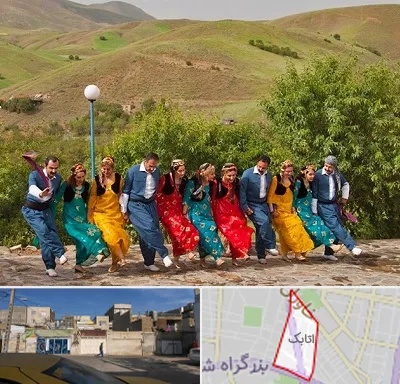 کلاس رقص کردی در اتابک