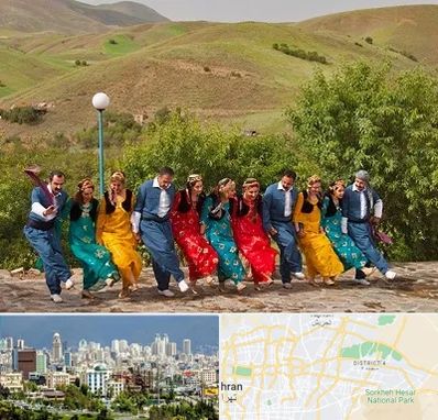 کلاس رقص کردی در شرق تهران 