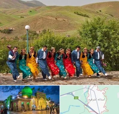 کلاس رقص کردی در آستانه اشرفیه