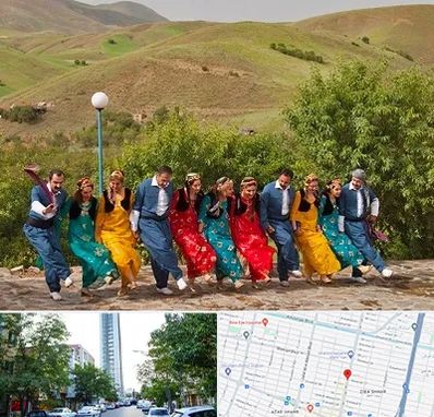 کلاس رقص کردی در امامت مشهد