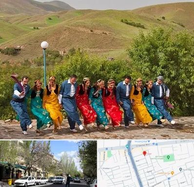 کلاس رقص کردی در کوی فیروز تبریز