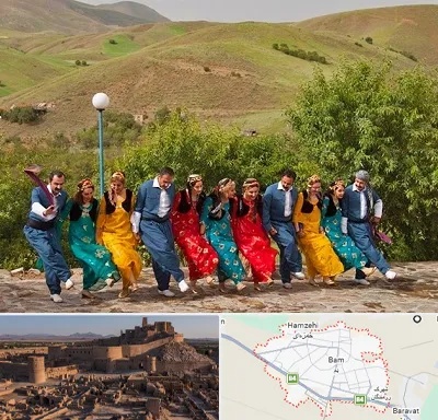 کلاس رقص کردی در بم
