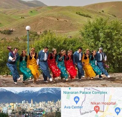 کلاس رقص کردی در آجودانیه 