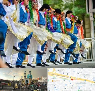 کلاس رقص آذری در رسالت 