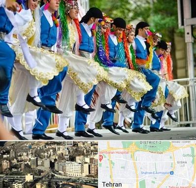 کلاس رقص آذری در مرزداران 