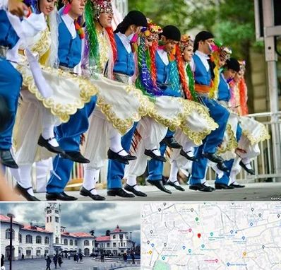 کلاس رقص آذری در میدان شهرداری رشت