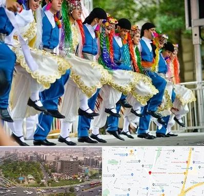 کلاس رقص آذری در آیت الله کاشانی 