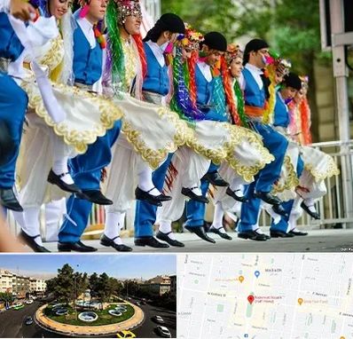 کلاس رقص آذری در هفت حوض 