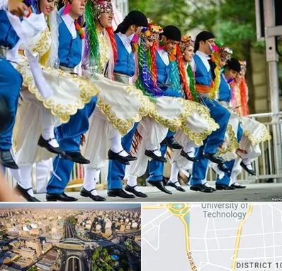 کلاس رقص آذری در استاد معین 