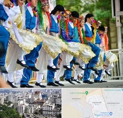 کلاس رقص آذری در ولنجک 