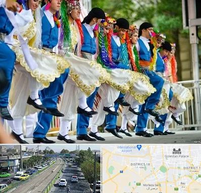 کلاس رقص آذری در جنوب تهران 