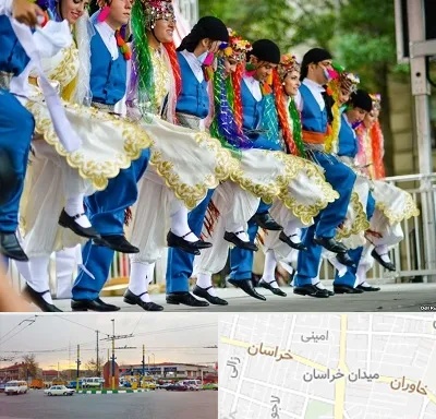 کلاس رقص آذری در میدان خراسان