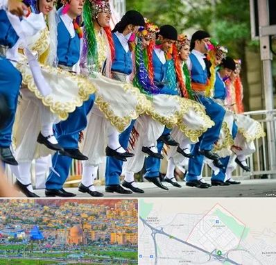 کلاس رقص آذری در رشدیه تبریز