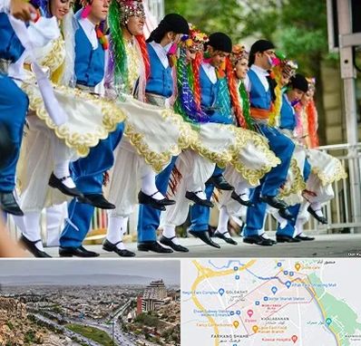 کلاس رقص آذری در معالی آباد شیراز