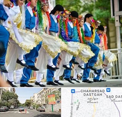 کلاس رقص آذری در چهارصد دستگاه 