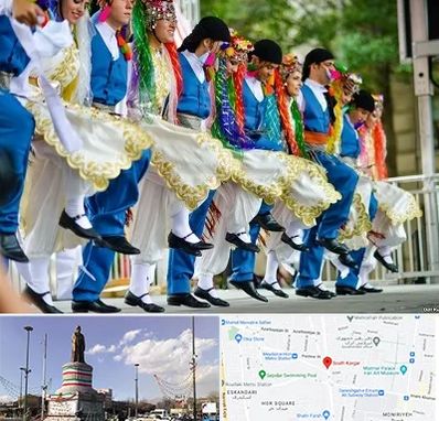 کلاس رقص آذری در کارگر جنوبی 