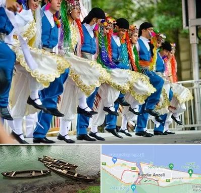 کلاس رقص آذری در بندر انزلی