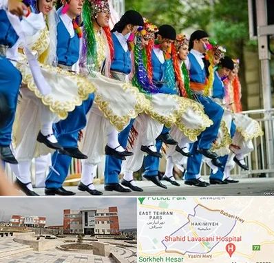 کلاس رقص آذری در حکیمیه 